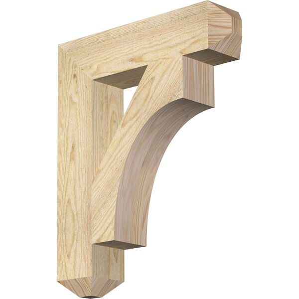 Ekena Millwork Westlake Craftsman Rough Sawn Bracket, Douglas Fir, 4"W x 18"D x 22"H BKT04X18X22WTL04RDF - main